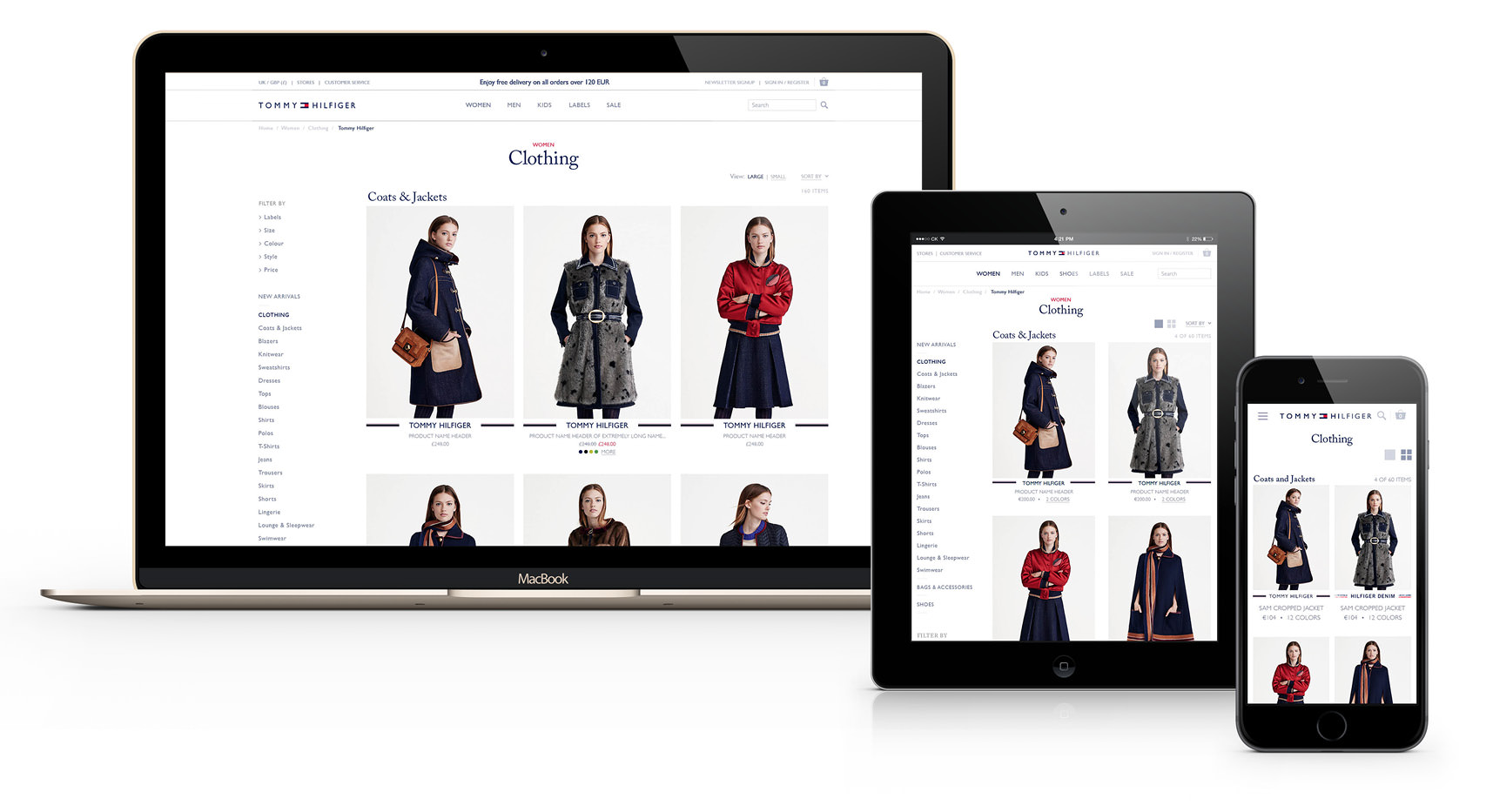Tommy Hilfiger Platform optimization