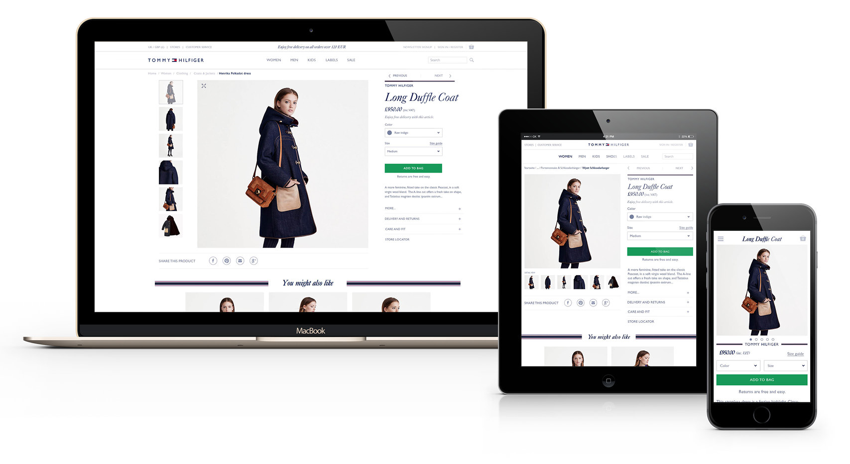 Tommy Hilfiger Platform optimization