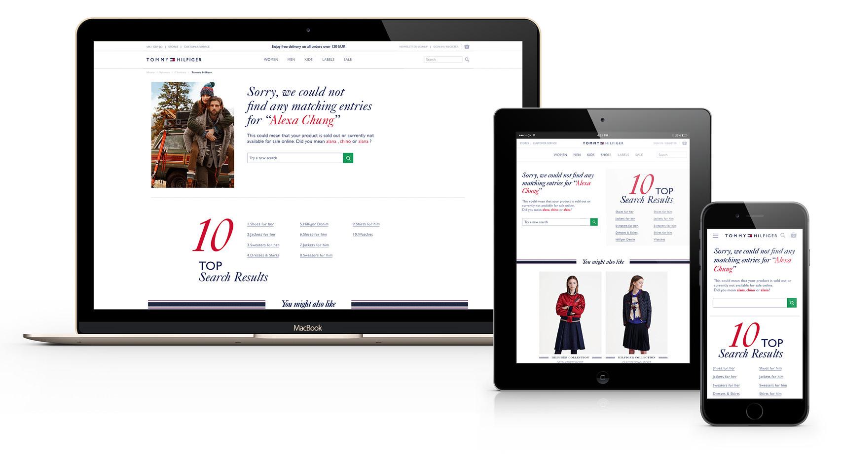 Tommy Hilfiger Platform optimization